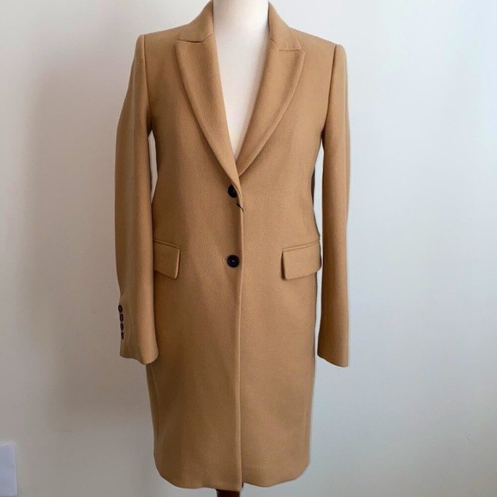 Zara Manteco Wool Blend Coat XS NWT